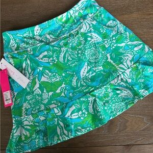 Lilly Pulitzer Zadora High Rise Skort
Botanical green, safari sangria